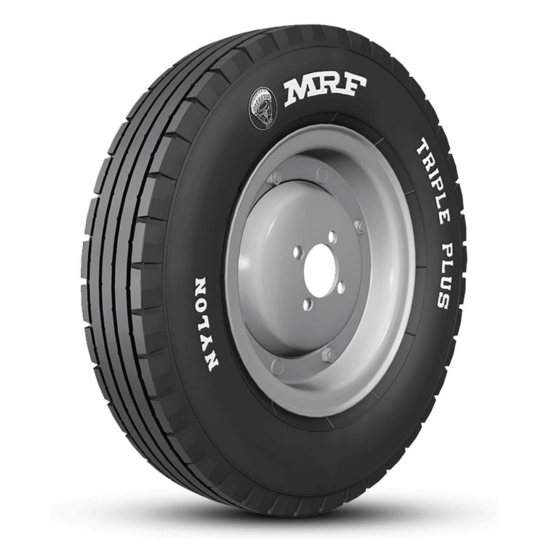MRF Triple Plus (tire, tube & flap set) 4-8 tire