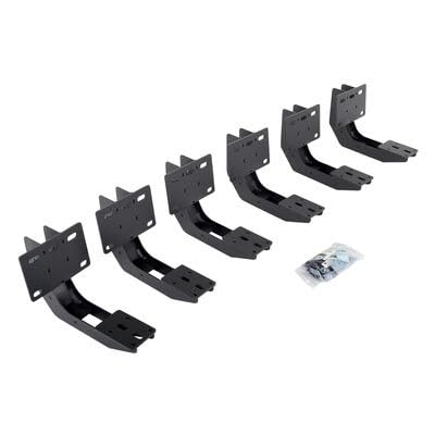 GO RHINO 6343065 Go Rhino RB10 / RB20 Brackets | Mild Steel, Textured Black | 6343065 | Fits 2019 - 2024 Ram 1500 Crew Cab Pickup (New Body Style Only. Excludes Classic Body Style)