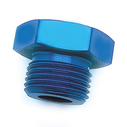 SPEEDFX 561214 SpeedFX Plug/Cap 561214, Pipe Plug Fitting, 12AN, Anodized, Blue, Aluminum, Single