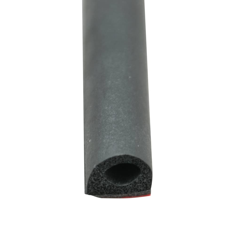 AP PRODUCTS 018-318 AP Products 018-318 Black 3/4" x 1/2" Rubber D-Seal with Tape