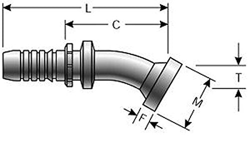 Gates G20402-1212 GlobalSpiral Couplings, Caterpillar Style