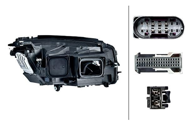 Hella 354877211 HLMP LED LH SAE DRL & PO W/O BLST UNIT