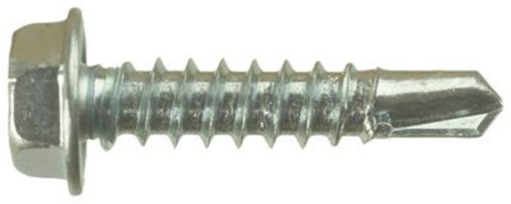 AP PRODUCTS 012-DP100 8 X 3/4 AP Products 012-DP100 8 X 3/4 Zinc Plate Self Tapping Unslotted Hex Washer Head - Pack of 100