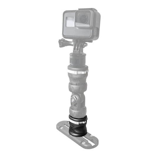 RAILBLAZA MiniPort Track Mount Base – Base for Kayak & Boat Accessories, Low-Profile Gear Mount Compatible with StarPort Accessories & TrackMount Systems, for Rod Holders, No Tool Installation