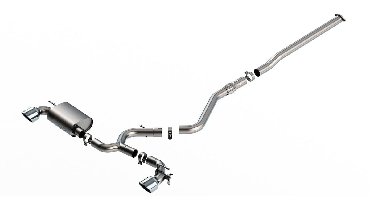 BORLA 140926 Borla 140926 - ATAK™ 304 SS Cat-Back Exhaust System with Split Rear Exit