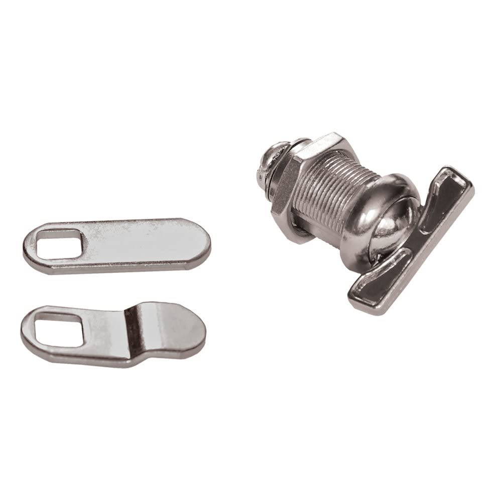 RV DESIGNER L448 RV Designer L448-1-1/8" Econo Cam Non-Locking Thumb Turn Hatch Lock, 1 pk