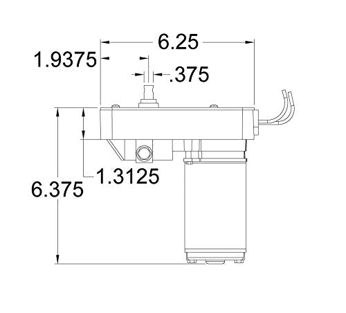 AP PRODUCTS 014-132682 AP Products 014-132682 Venture Actuator Motor 18:1