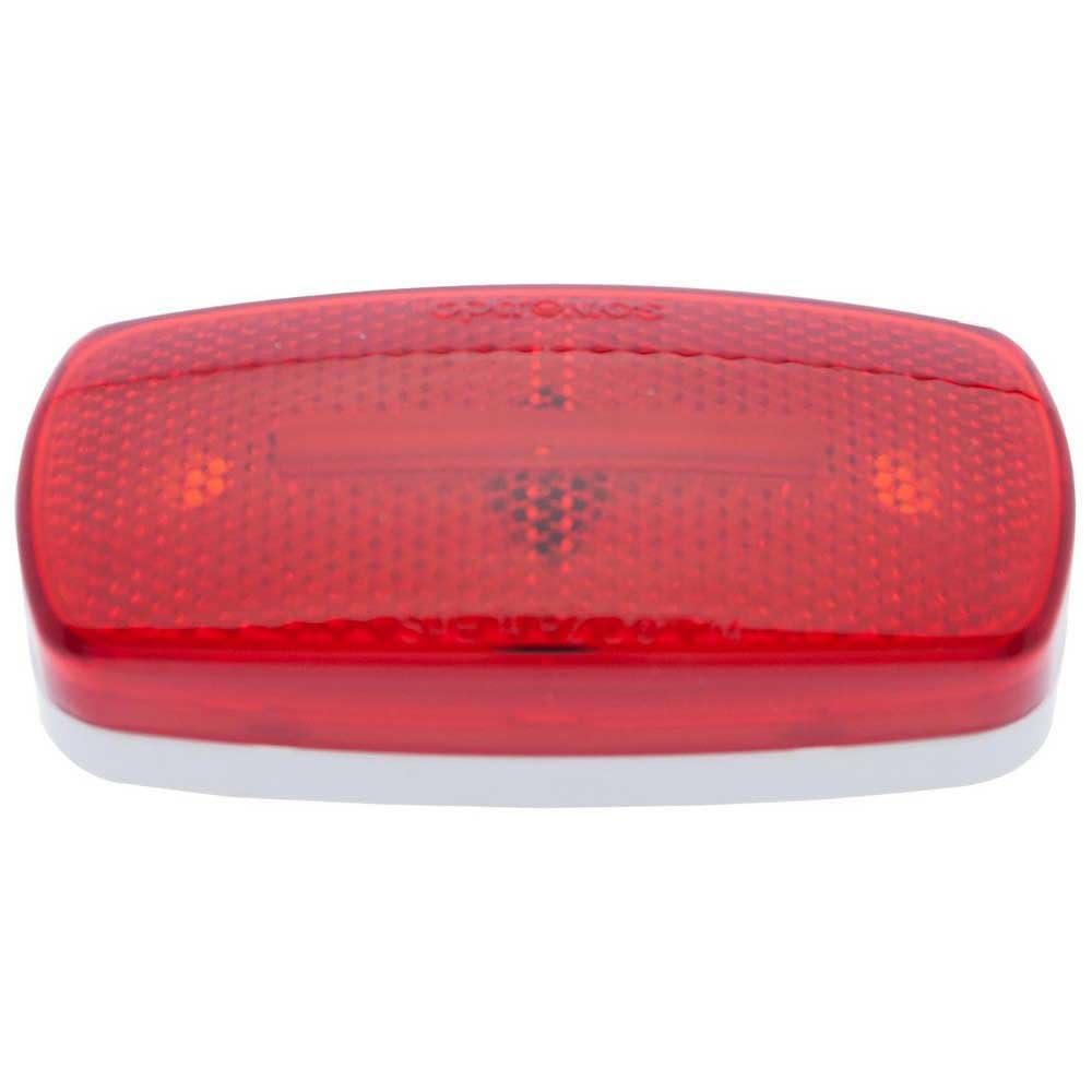 OPTRONICS MC32RBP Optronics (MC-32RBP) Red Rectangular Reflector Clearance Marker Light