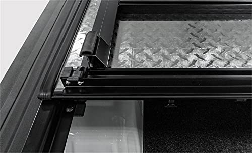 Lomax B3050059 LOMAX B3050059 Hard Tri-Fold Cover; Black Urethane Finish; Single Rail;