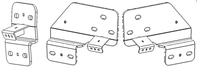 GO RHINO D64205TK Go Rhino Dominator Xtreme D1 / D2 / D6 / DS/DSS/DT Brackets | Mild Steel, Textured Black | D64205TK | Fits 2009-2024 Ram & Dodge Ram Crew Cab (See Description)