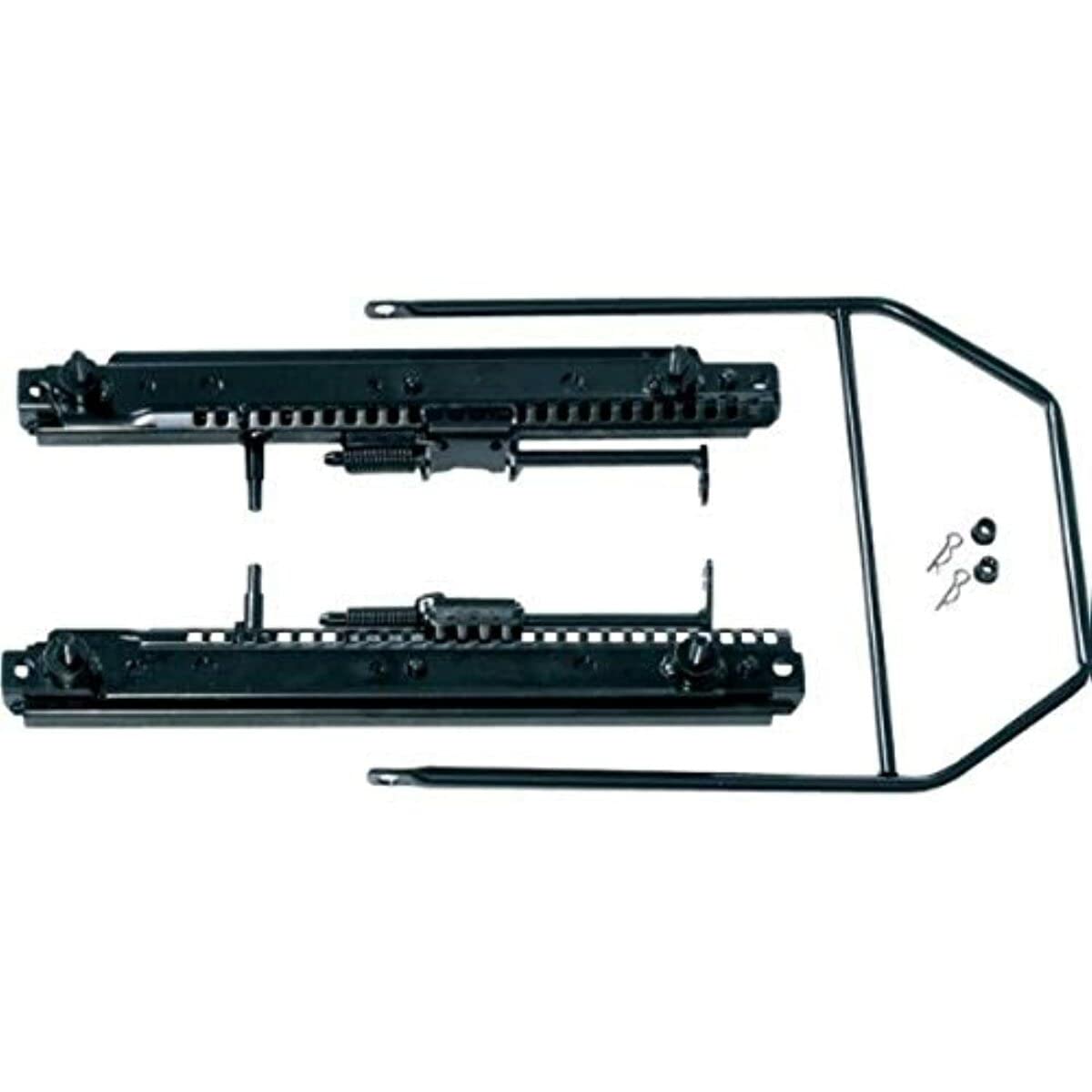 RUGGED RIDGE 13201.03 Rugged Ridge Seat Slider - Fits 1976-1995 Jeep CJ & Wrangler YJ - OE Style - Durable Steel Construction - Sold Individually
