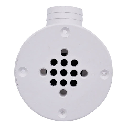 T-H MARINE CSD-92-DP T-H Marine Cockpit Scupper Drain, UV-Stabilized Polymer Marine Drain Fitting with Check Ball Design, Easy Installation 1.5" Hose Compatibility, Leaf Guard Technology for Debris Prevention