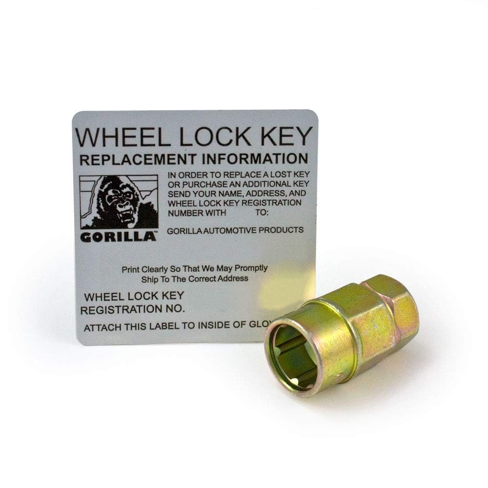 GORILLA 61631 Gorilla Automotive 61631 Acorn Gorilla Guard Locks (12mm x 1.50 Thread Size) - Pack of 4
