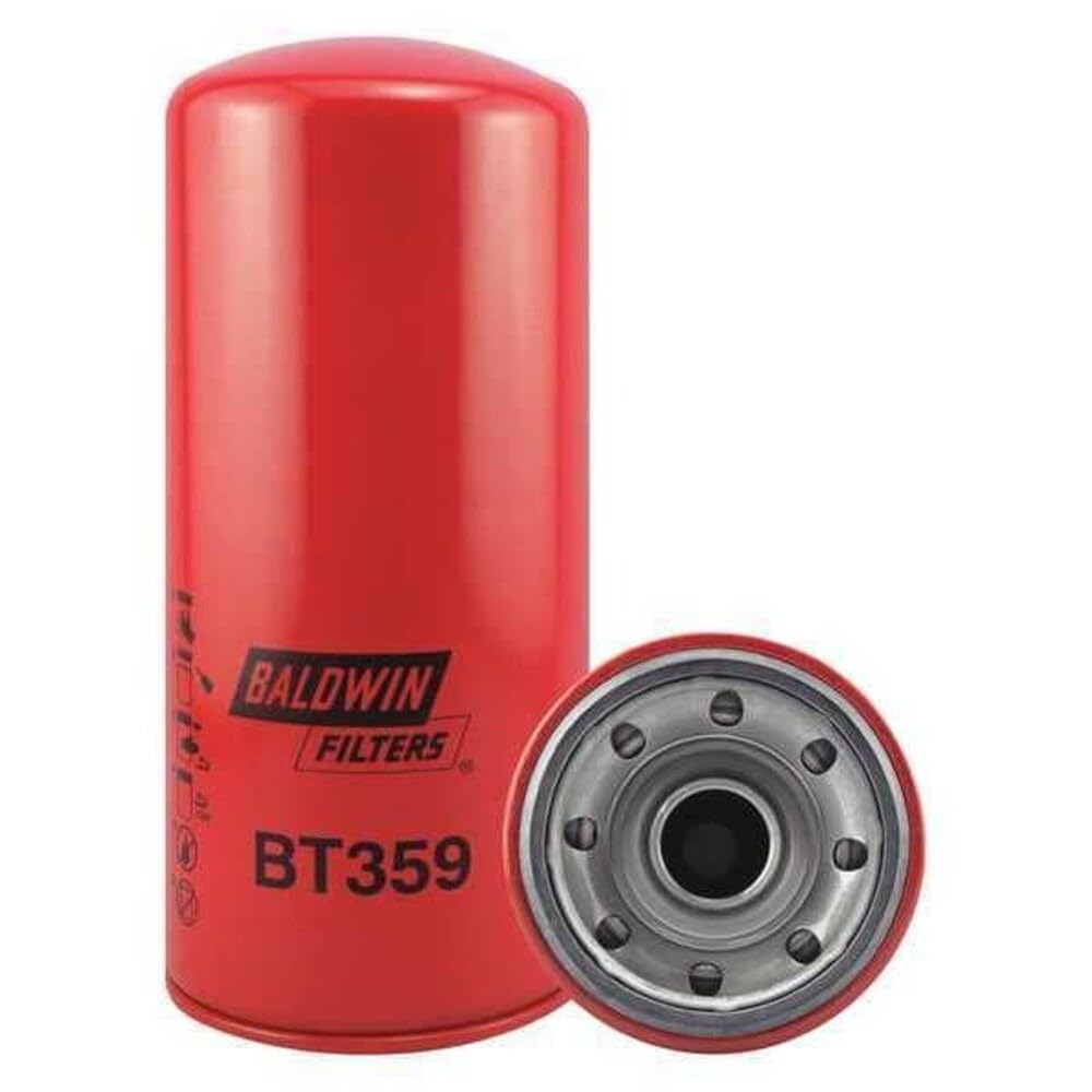 BALDWIN FILTERS BT359 Baldwin Transmission Filter, 4-5/8 x 10-9/32 In, Red