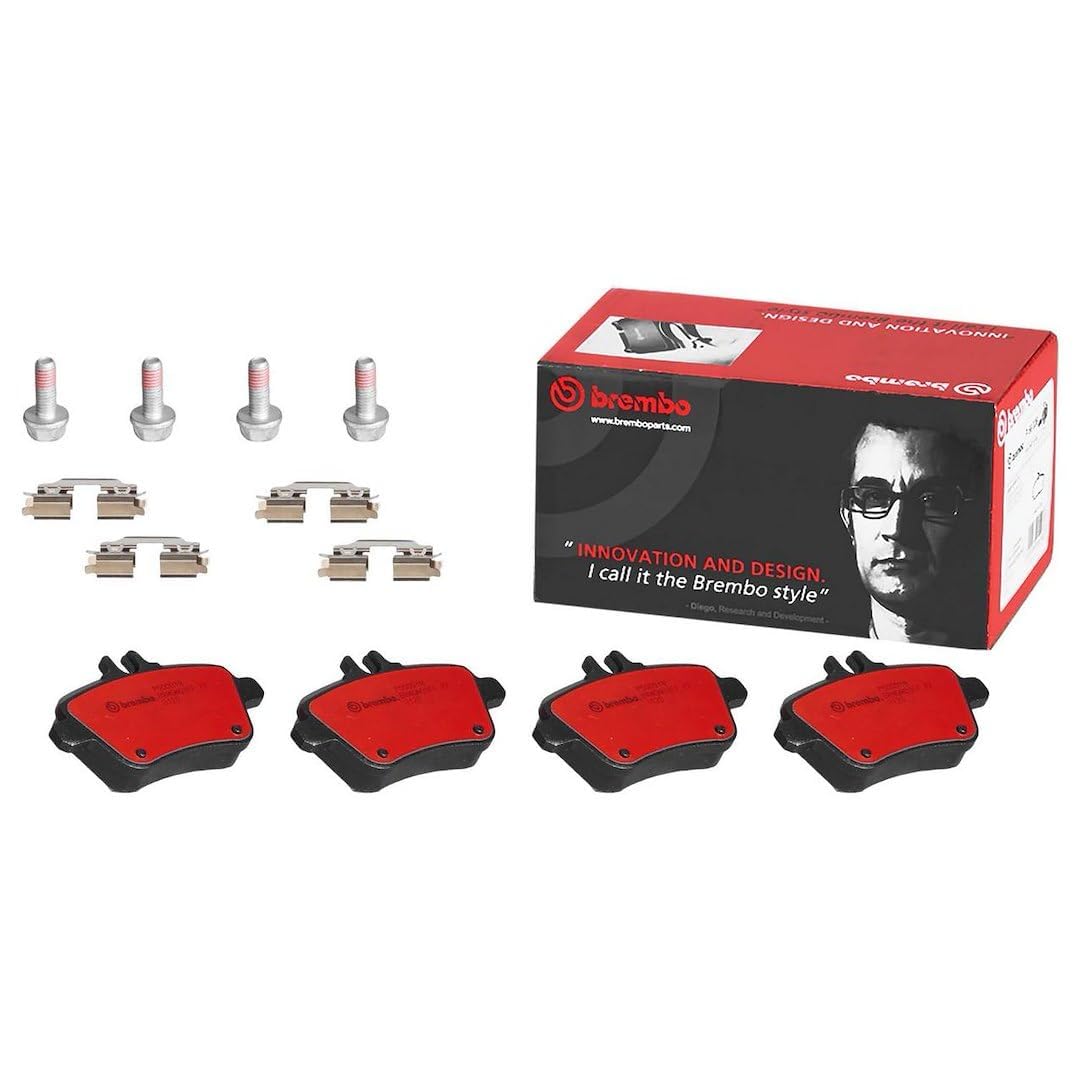 BREMBO P50091N Brembo P50091N Premium Ceramic Rear Disc Brake Pad Set MERCEDES-BENZ OE# A0074209420