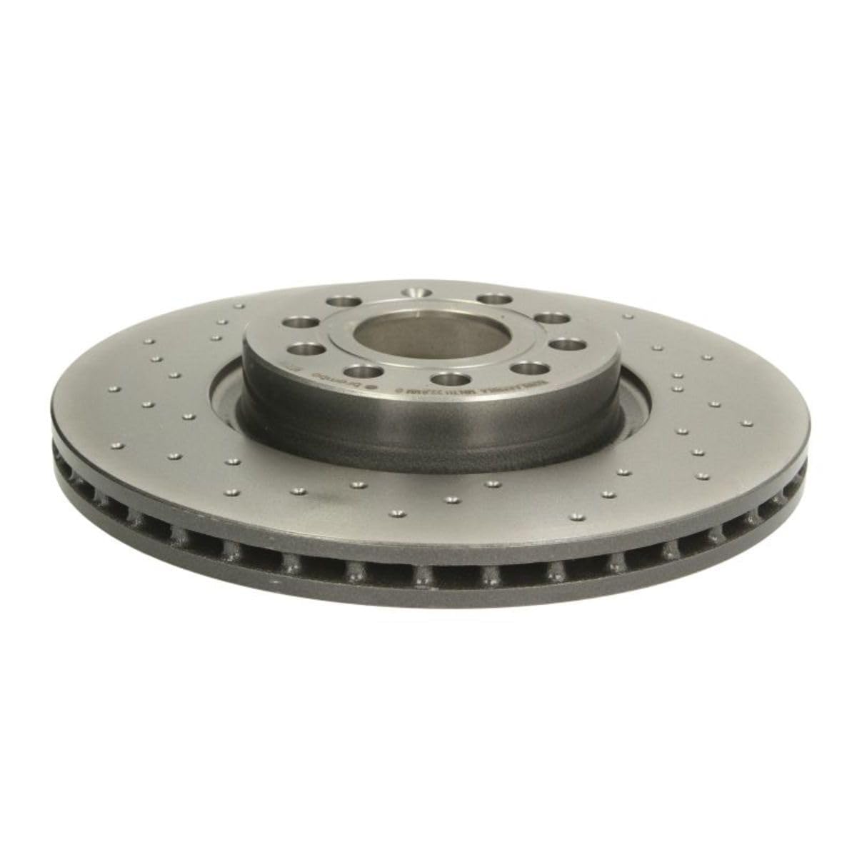 BREMBO 0997721XC02 Brembo 09.9772.1X Xtra UV Coated vented drilled Front Brake Rotor AUDI/AUDI (FAW)/CUPRA/SEAT/SKODA/SKODA (SVW)/VW/VW (FAW)/VW (SVW) OE# 1K0615301AA