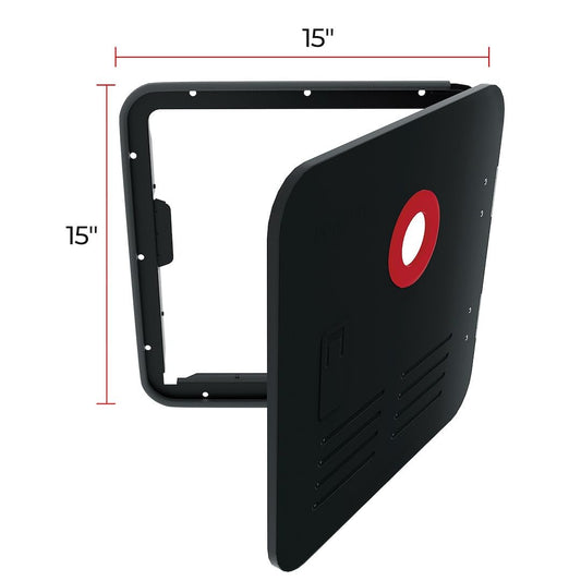 FOGATTI FSBD-1515/BLACK Fogatti - Fsbd-1515/Black - 15 * 15 Door Kit - Black For Instash