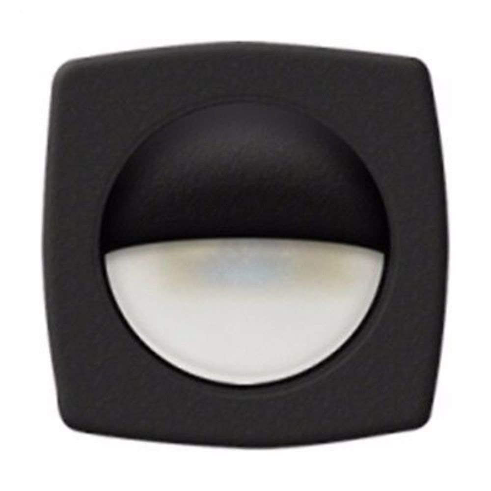 T-H MARINE LED-51891-DP T-H Marine LED Courtesy Companion Way Light - Square Lights Offer Enhanced Night Vision for Boat Interior, Deck, or Cockpit - Multi-Purpose Use and Low Power Draw - Black