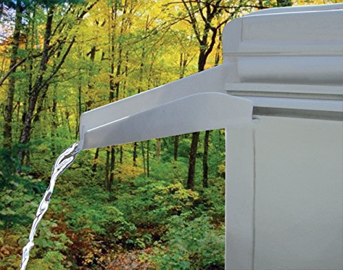 JR PRODUCTS 655-PW-A JR Products 655-PW-A Polar White Rigid Extended Rain Gutter Spout
