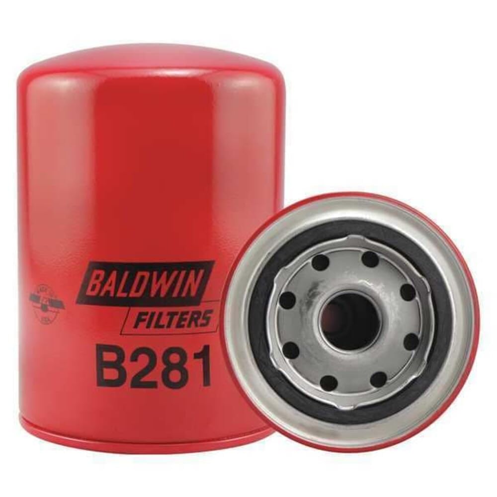 BALDWIN FILTERS B281 Baldwin Filters Oil Filter, Spin-On, Full-Flow