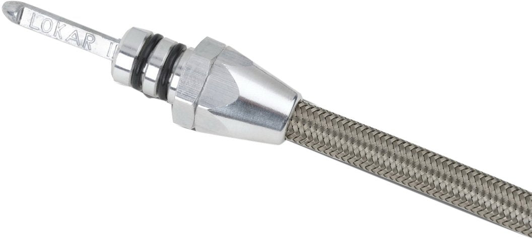 LOKAR TD-36L80TM Lokar TD-36L80TM Hi-Tech Flexible Braided Stainless Transmission Dipstick; GM 6L80E/6L90E Transmission