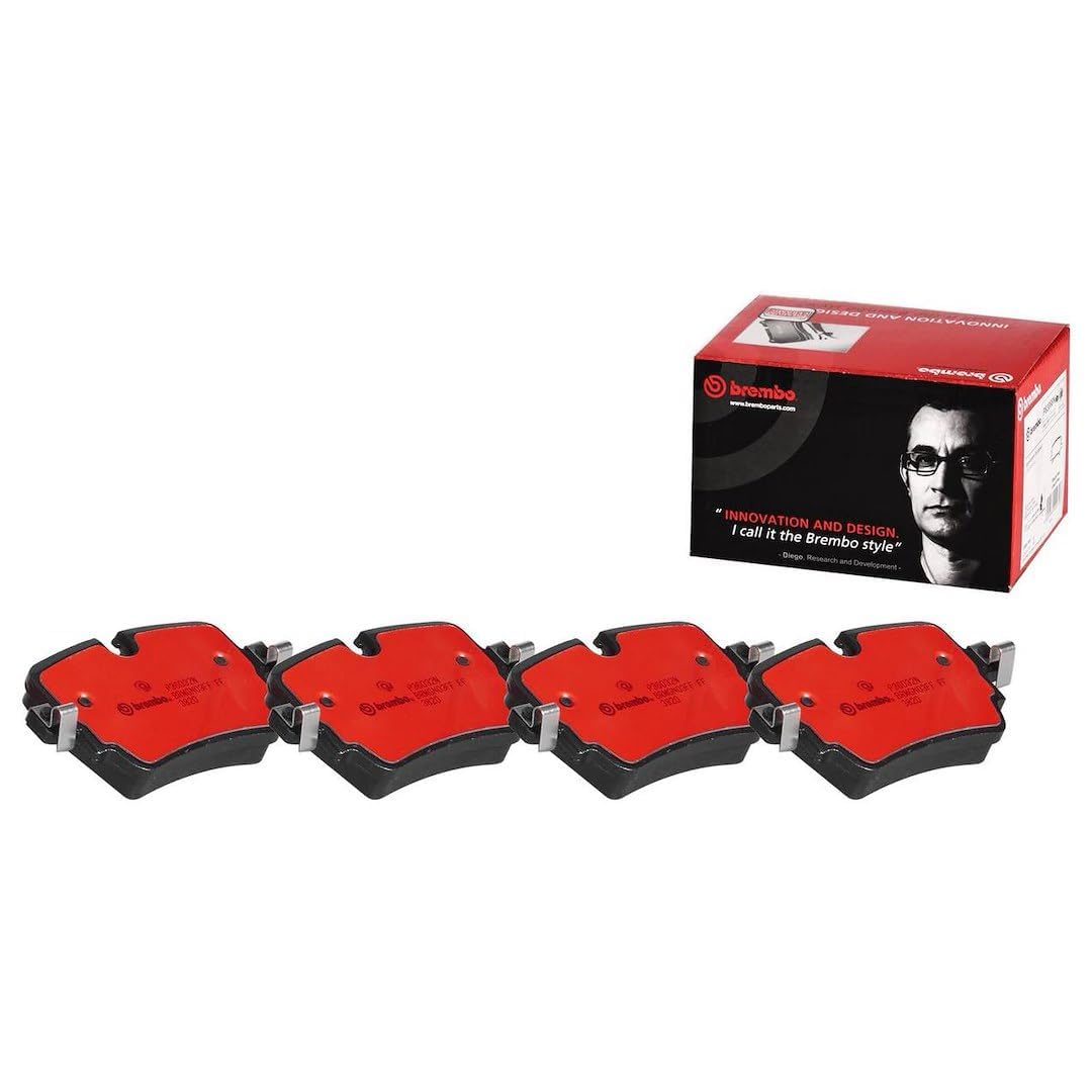 BREMBO P36032N Brembo P36032N Premium Ceramic Rear Disc Brake Pad Set JAGUAR OE# C2D49906