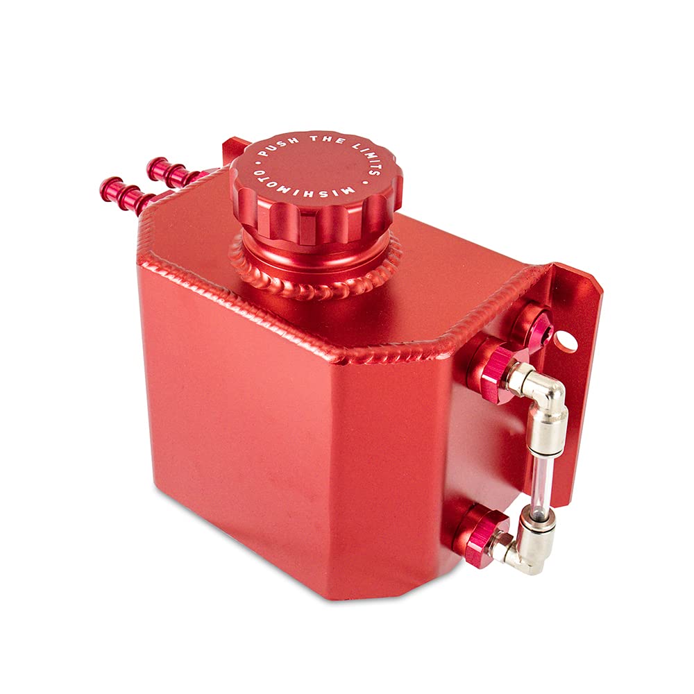 MISHIMOTO MMRT-1LBK Mishimoto Universal Coolant Overflow Tank, 1 Quart, Red