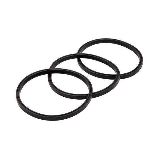 DURAFLEX 22190 Duraflex 22190 Gator Sewer Hose Replacement Gasket TPE Seal Fits All Gator Hose End Fittings Odor and Leak Proof 3.4 Inch Diameter Set of 3