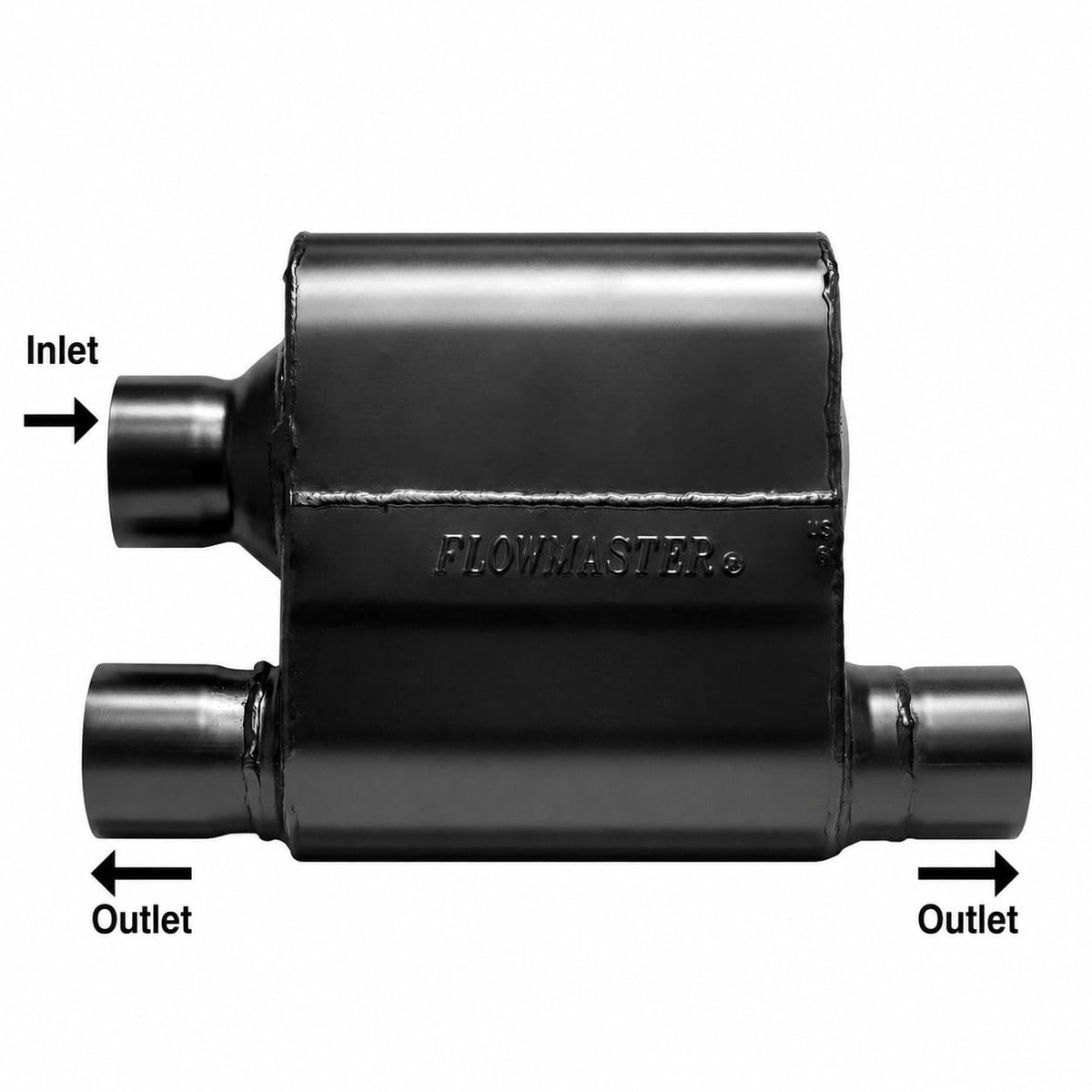 FLOWMASTER 8425810 Flowmaster 8425810 Super 10 Series Chambered Muffler