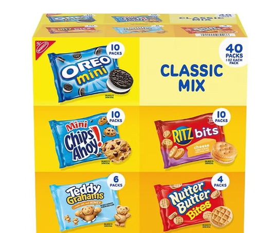 Nabisco Nabisco Classic Mix Cookie & Cracker Variety Pack, 40 Count