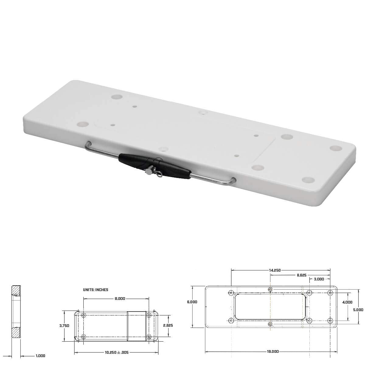MINN KOTA 1854019 Minn Kota RTA-19 Quick Release Bracket for Trolling Motors