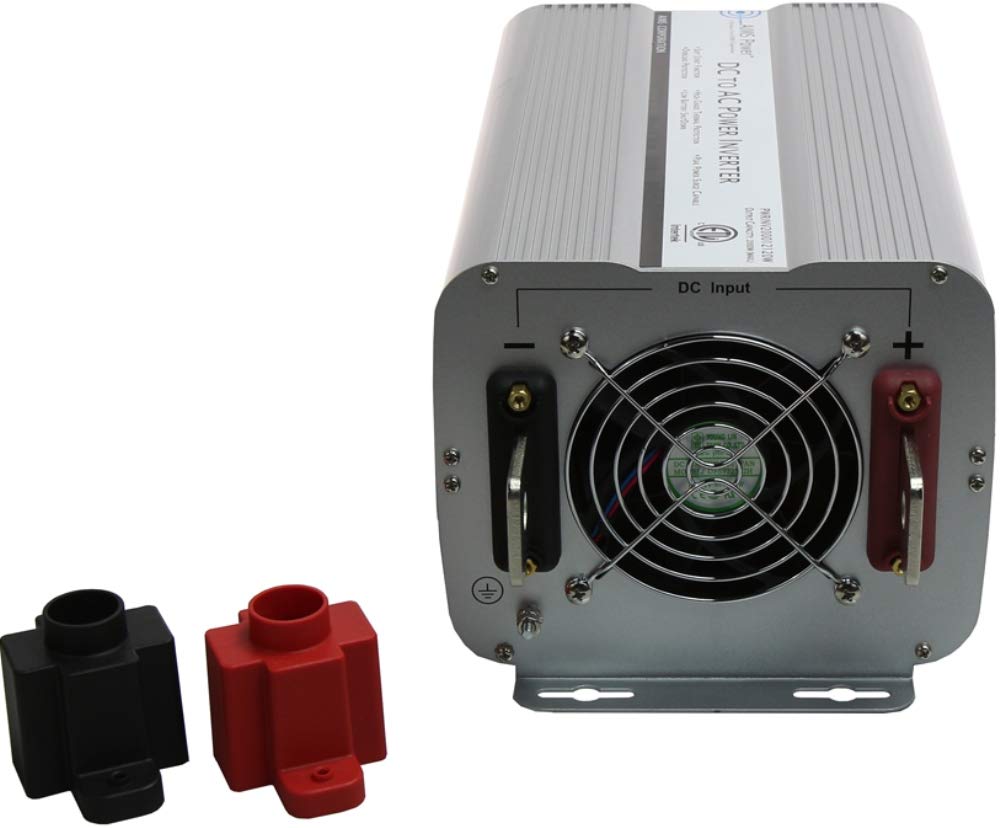 AIMS POWER PWRINV200012120W AIMS 2000W 12V Modified Sine Inverter 120V GFCI Terminal Block ETL