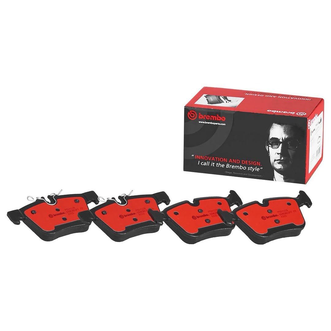 BREMBO P50122N Brembo P50122N Premium Ceramic Rear Disc Brake Pad Set MERCEDES-BENZ OE# A0084201420
