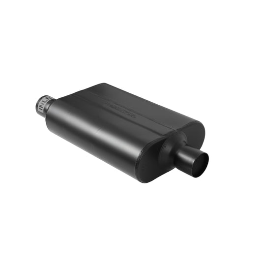FLOWMASTER 942441 Flowmaster 942441 40 Delta Flow Muffler - 2.25 Offset In and 2.25 Center Out - Aggressive Sound