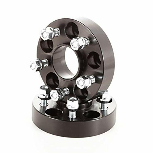 RUGGED RIDGE 15201.20 Rugged Ridge 15201.20 Wheel Spacer Kit, Black, 1.25 inch; 15-Current Renegade