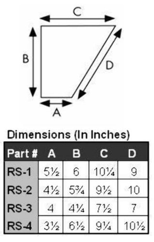 T-H MARINE RS-4-DP T-H Marine Solid Cast Aluminum Replacement Skeg for Outboard and Sterndrive Lowers - Weld-On Marine Repair Skeg for Performance Restoration - Mercury V6 Outboards and Mercruiser Stern Drives (I/Os)