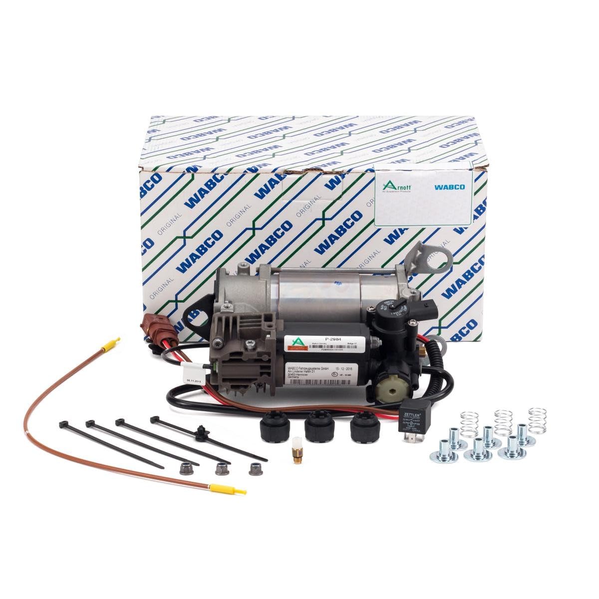 ARNOTT P-2984 Wabco Oes Air Suspension Compressor - 06-11 Audi A6/ 05-11 A6 Quattro/ 07-11 Audi S6 (C6)