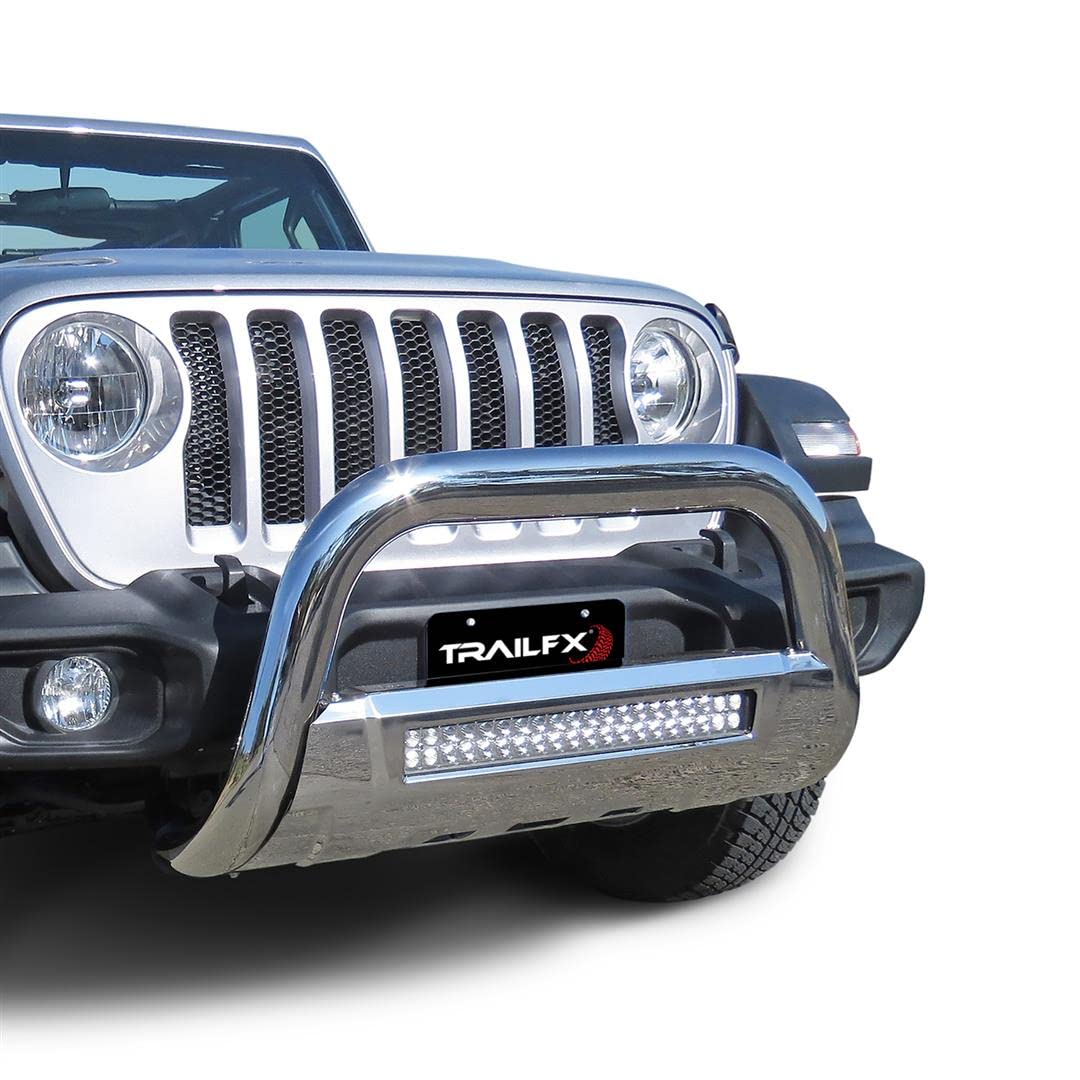 TRAILFX B1613S Trailfx B1613S 3.5' OVAL BULL BAR W. LIGHT OP PSS