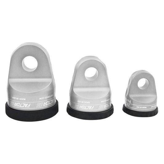 FACTOR 55 00210-05 Factor 55 ProLink Winch Shackle Mount for Large Overland and Military-Style Vehicles, Fits Lines Up to 1/2" Diameter - Silver