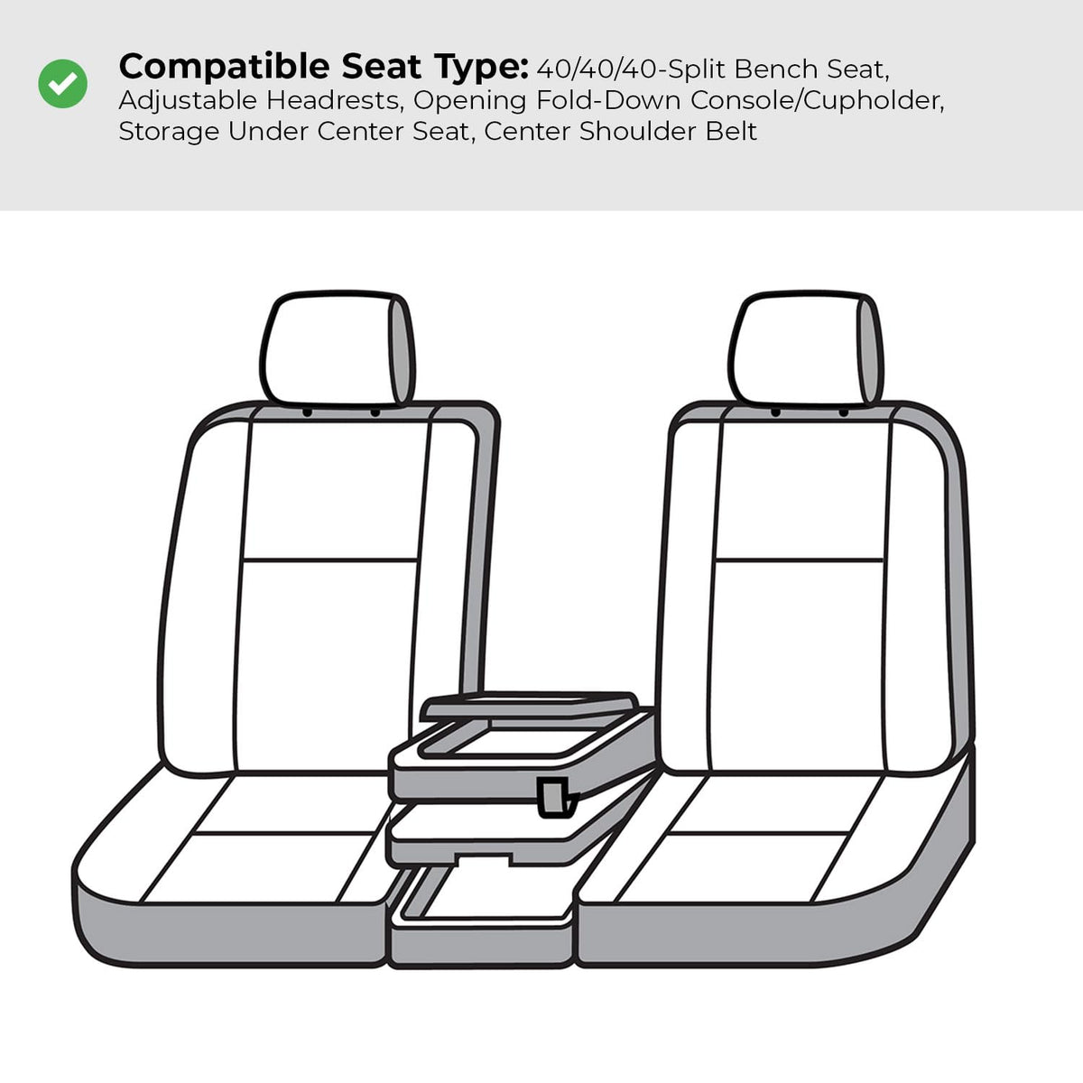 COVERCRAFT SSC3475CABN Covercraft SSC3475CABN CH SS FRT SILVERADO 1500 2019