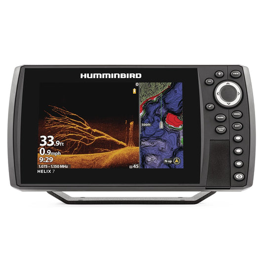 HUMMINBIRD 411640-1CHO Humminbird HELIX 7 G4N GPS Fish Finder with Dual Spectrum CHIRP Sonar & MEGA Down Imaging (Control Head Only)