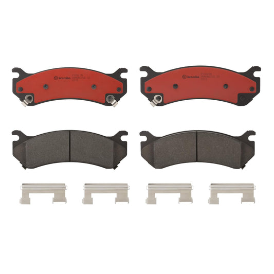 BREMBO P10027N Brembo P10027N Premium Ceramic Front Disc Brake Pad Set CADILLAC/CHEVROLET/GMC/HUMMER OE# 15886462