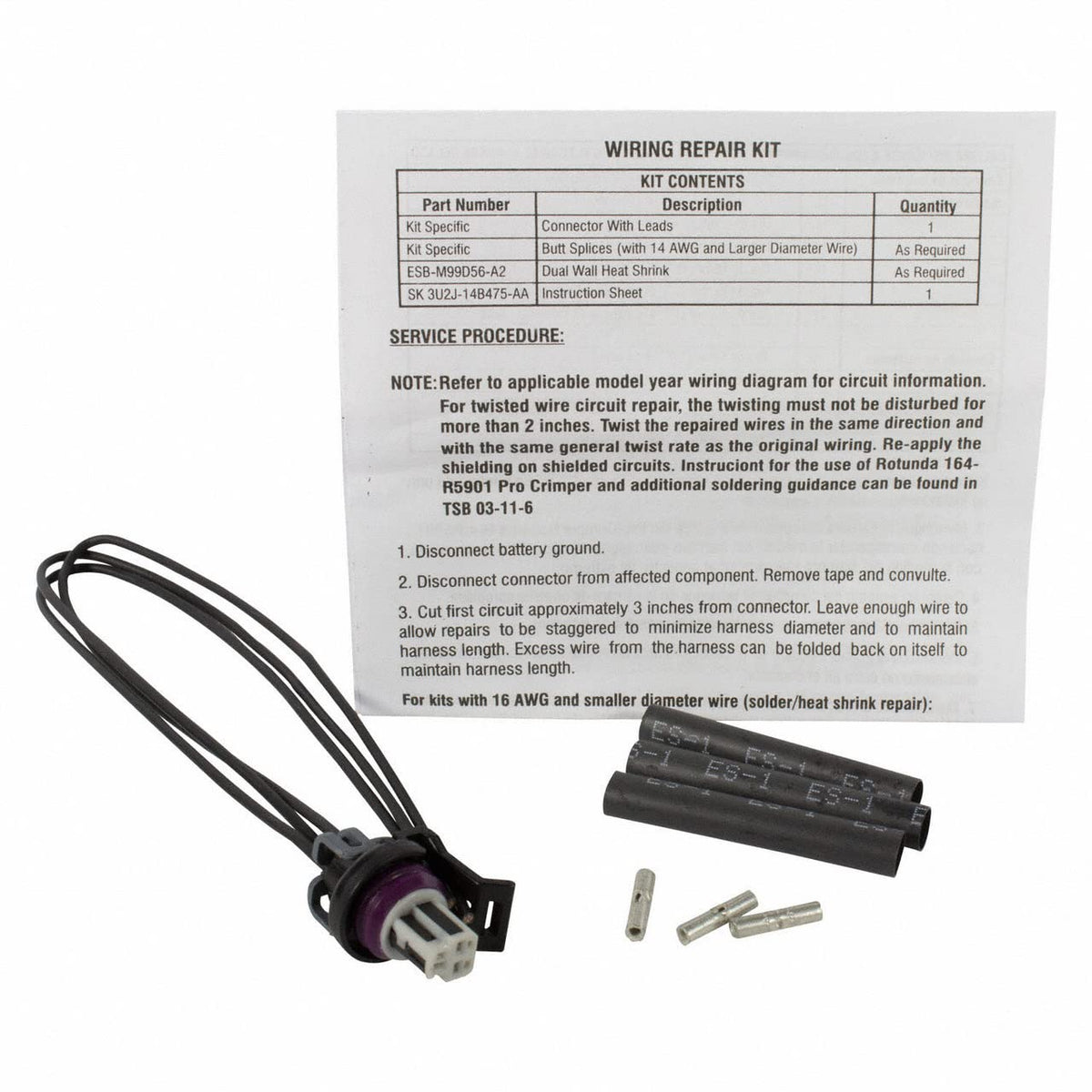 Motorcraft WPT1376 Wire Asy (P