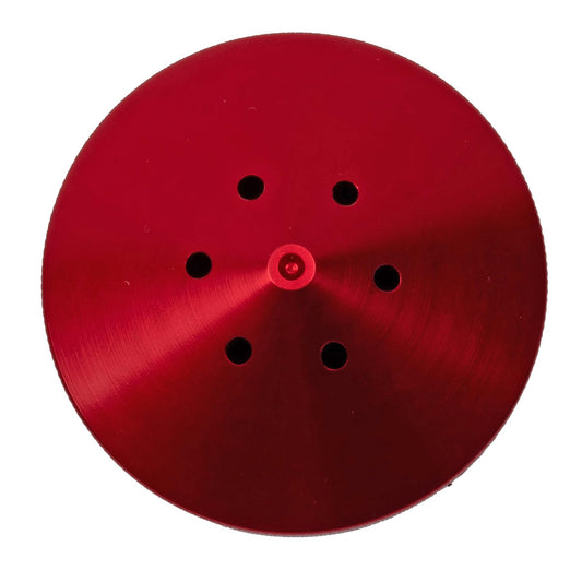 T-H MARINE GFEL-MKS-R-DP T-H Marine G-Force Eliminator Trolling Motor Prop Nut - Noise Dampening 6061 Billet Aluminum, Tool-Free Installation for Minn Kota 35-70 Motors - Red