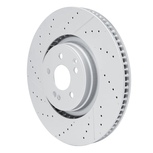 Dynamic Friction 634-63194 GEOSPEC COATED ROTOR-DRILLED AND SLOTTED