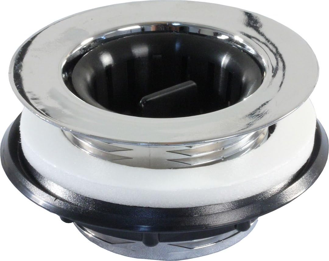 JR PRODUCTS 95035 JR Products 95035 Strainer with Threaded Basket - Chrome