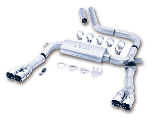 BORLA 14780 BORLA 14780 Cat-Back Performance Exhaust System for 1998-2002 Chevrolet Camaro SS/Camaro Z28/ Pontiac Firebird/Trans-Am 5.7L V8 Automatic/Manual Transmission Coupe/Convertible.