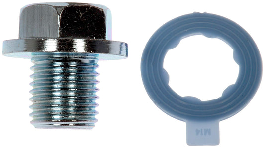 Dorman 090-033CD Oil Drain Plug Standard M14-1.50, Head Size 17