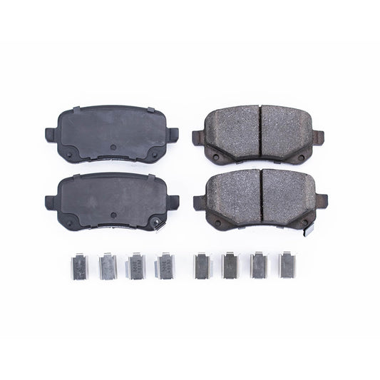 Powerstop 17-1326 Z17 Replacement Ceramic Brake Pads Rear