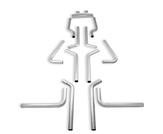 FLOWMASTER 15936 Flowmaster 15936 U-Fit Dual Exhaust Kit - 2.50 in. - universal 16-piece pipes only
